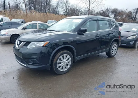 2016 Nissan Rogue S из США, поврежденный, VIN KNMAT2MV9GP624636